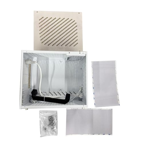 Gabinete ITX con Panel Lateral de Acrílico, Soporta Placas Madre MATX y ITX, GPU de 280mm, Fuente ATX SFX, Refrigeración 5 Ventiladores miniatura 7