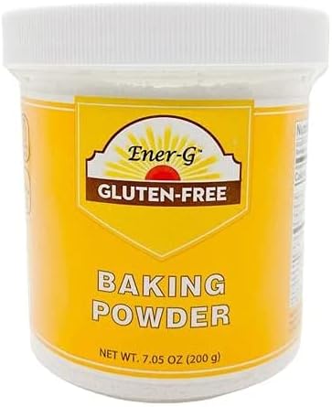 Aluminum-Free Baking Powder Substitute by Ener-G | Gluten Free, Vegan, Nut Free, Non-GMO, Kosher | 7.05 oz Package