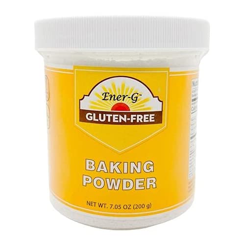 Aluminum-Free Baking Powder Substitute By Ener-G | Gluten Free, Vegan, Nut Free, Non-Gmo, Kosher | 7.05 Oz Package #TOP24