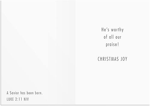 Miniatura 8 de DaySpring - Studio 71 - Adore Him Nativity Christmas Cards - Él es digno - 18 tarjetas de caja de cerillas con sobres, NIV