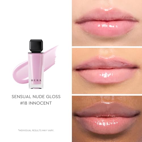 Image of HERA Sensual Nude Lip Gloss #18 INNOCENT | Volumizing Sheer & Glossy Finish, Non-sticky, Moisturizing and Hydrating, Korean Makeup, 0.17 oz. (5g)