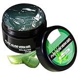 Aloe Vera Gel - Pure Aloe Vera Gel Bio, Natürliche Feuchtigkeitscreme für Gesicht, Haare und...
