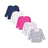 TupTam Baby Meisje Shirt met Lange Mouwen 5-pack