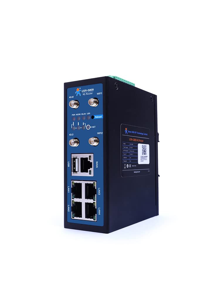 Europe & Australia routeur VPN cellulaire Industriel Modem 4g WiFi LTE avec Emplacement pour Carte sim USR-G809-EAU