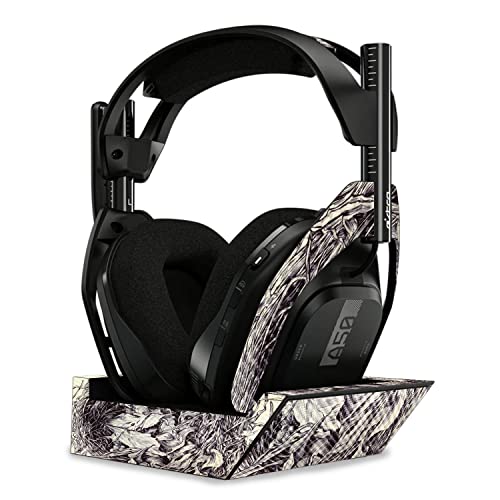 Image of MightySkins Carbon Fiber Skin Compatible with Astro A50 Wireless Headphones + Base Station (Gen 4) - Nest Sketch | Protective, Durable Textured Carbon Fiber Finish | Easy to Apply | Made in The USA