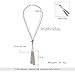 LUREME® Simple Silver Thin Chain Knot and Tassel Long Necklace-Silver (01003351)