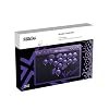 8BitDo All-Button Arcade Controller for Switch & Windows 3 Connection Modes, Low-profile Linear Switches, 4 Programmable Buttons, Hot-swappable PCB - Transparent Purple Signature Edition