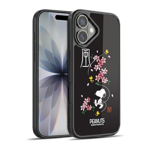 Coque Snoopy iPhone 17 Peanuts Fleurs de Cerise en gel renforcé antichoc