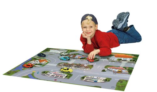 Dickie 3315738 - Play City Spielteppich