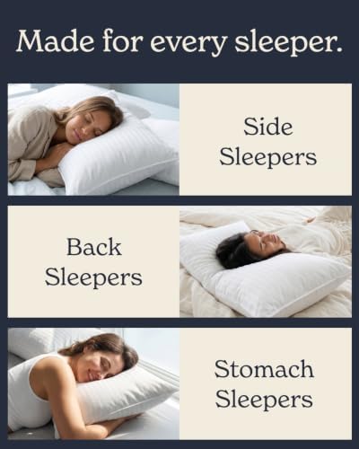 Beckham Hotel Collection Bed Pillows Standard/Queen Size Set of 2 - 5