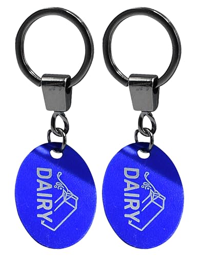 The Kosher Cook Dairy Blue Keyrings - Pack of 2