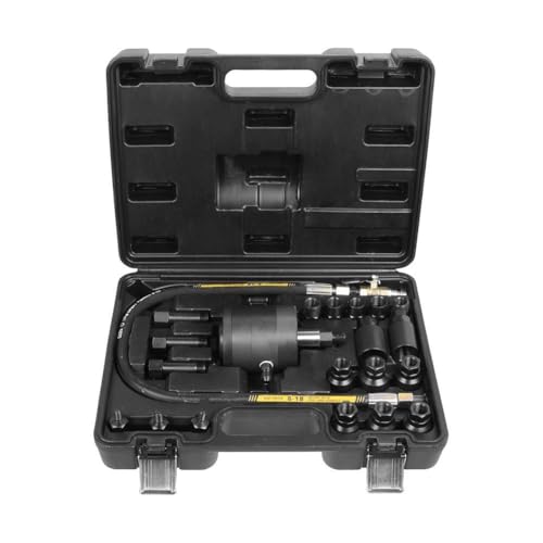 Alltooetools Pneumatic Diesel Injector Puller Kit Air Vibration Injector Removal Tool with 19 Adapters Working Pressure 72-116 psi & 5-8 Bar