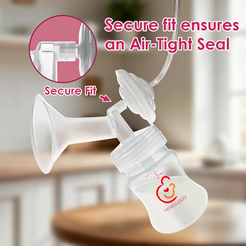 Nenesupply Compatible 21mm Flange and Duckbill Valves for Spectra S1 Spectra S2 Breastpump Not Original Spectra Pump Parts Replace Spectra S2 Accessories and Flange Not O