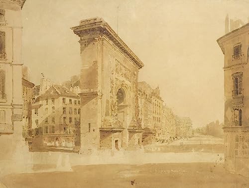 Impression d'art Porte St Denis par Girtin affiche sur toile de prestige
