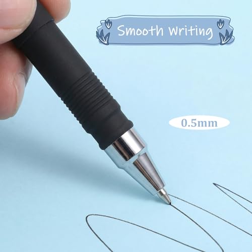 Bolígrafos gel mini 15 piezas punta 0.5mm tinta negra miniatura 3