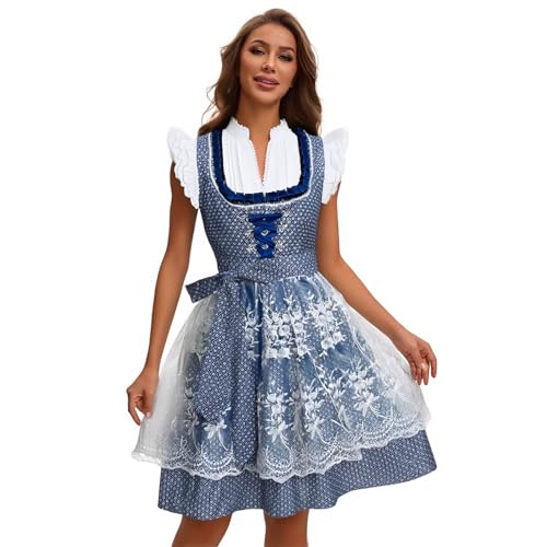 JVHYANFUL Dirndl Damen Midi...