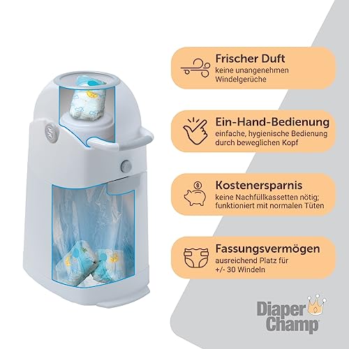 Geruchsdichter Windeleimer für Erwachsene von Asalvo