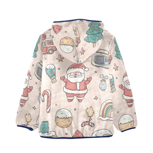 Christmas Set Of Elements Girls Fleece Jacket Girls Fall Jacket Girls Zip Up Hoodie Girls Sherpa Jacket 2-10T2