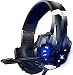 BENGOO G9000 Stereo Gaming Headset for PS4 PC Xbox One PS5 Controller, Noise Cancelling Over Ear Headphones with Mic, LED Light, 7.1 Surround Sound, Soft Memory Earmuffs, Image 4 BENGOO G9000 Stereo Gaming Headset for PS4 PC Xbox One PS5 Controller, Noise Cancelling Over Ear Headphones with Mic, LED Light, 7.1 Surround Sound, Soft Memory Earmuffs, Image 4