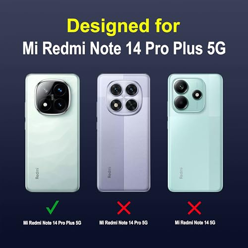 Image of Zapcase Back Case Cover for Mi Redmi Note 14 Plus | Compatible for Mi Redmi Note 14 Plus Back Cover | Liquid Silicon Magic Case with Camera Protection | Sapphire