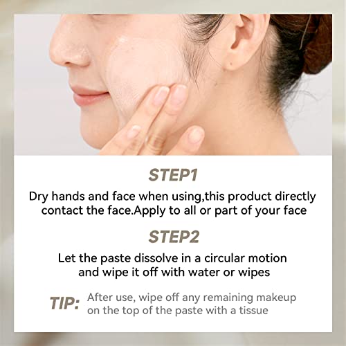 Kissio Cleansing Balm Makeup Remover,Balm To Oil,Daily Cleansing Facial Remove Makeup,Cleansing Balm Stick,Easy To Use,Travel Friendly,1.45 Oz #TOP4