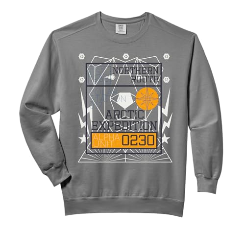 Research Expedition Northern Pole 1986 Polar Station Bear Comfort Colors Adult Sweatshirt