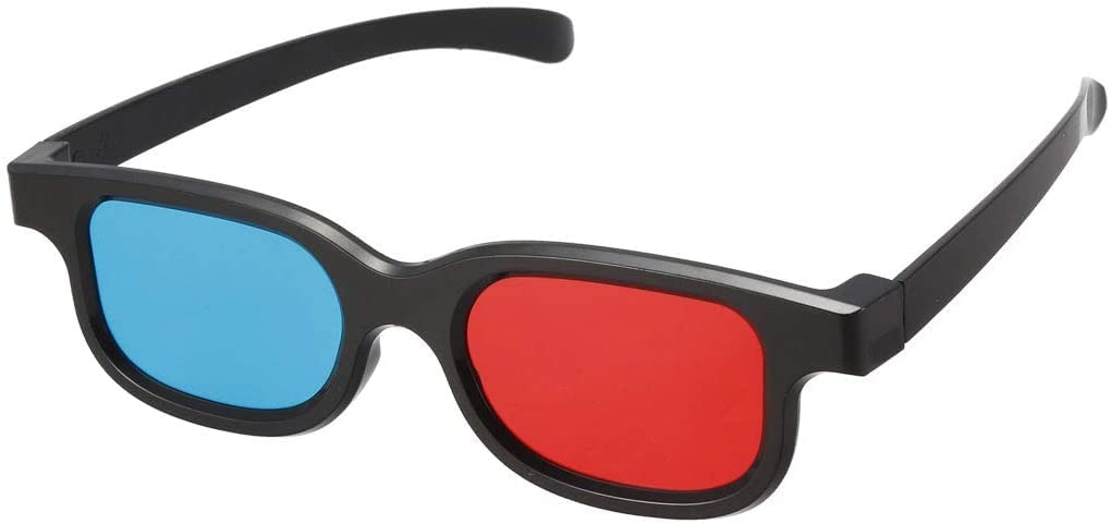 XYWHPGV Red/Blue 3D Glasses Small 3D Visoin Glass for Red/Blue Format Film/Image Anaglyph Photos Pack of 5 (612be 6cba6 8faee f0078 6c3c9 9a496
