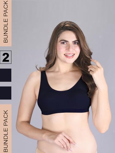 Image of Venus Wire Free Slip on Moulded Sports Bra with Adjustable Strap