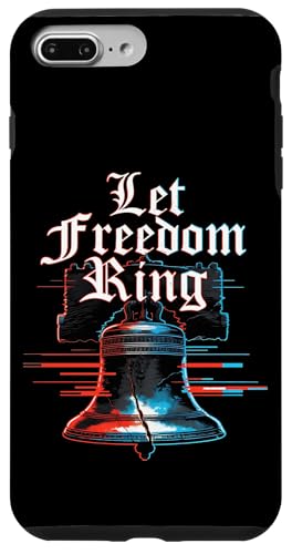 Let Freedom Ring Liberty Bell USA 7��250���O���b�` �X�}�z�P�[�X iPhone 7 Plus/8 Plus �p