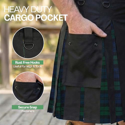 Image of UFS Kilts- Utility Kilt for Men Cotton & Tartan Size 30-66''