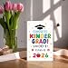 Supoeguk Class of 2026 Kindergarten Graduation Card Gift, Kindergarten Graduation Congratulations Card for Boy Girl, You Did It