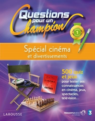Spécial cinéma et divertissements: Questions pour un champion