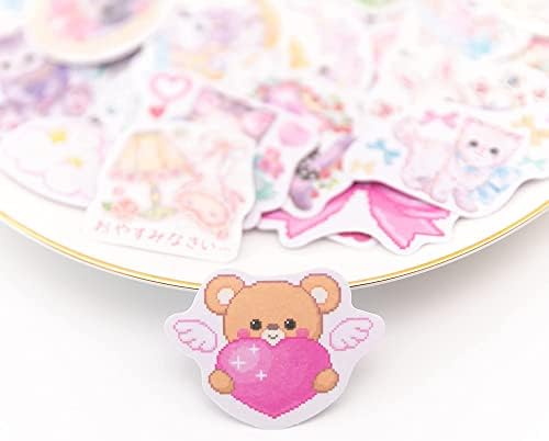 Aldieco 150pcs Kawaii Scrapbooking Stickers Pack Cute Cat Journaling Supplies Stickers kit Japanese, Stickers for Adults, Washi Paper Stickers (Cats 150 pcs)