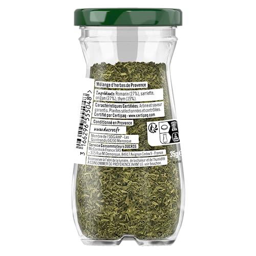 Herbes De Provence Label Ducros Le Flacon De 45 G - vue 4
