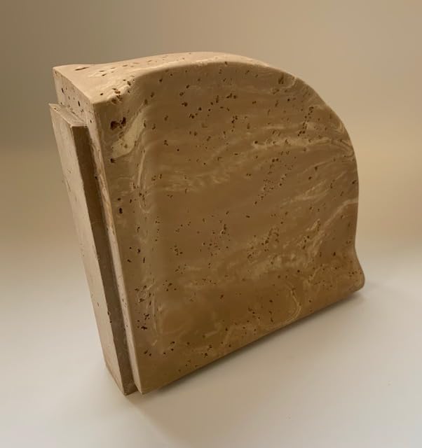 Artificial Stone Resin Shower Corner Shelf Bath Accessories (Noce Travertine)