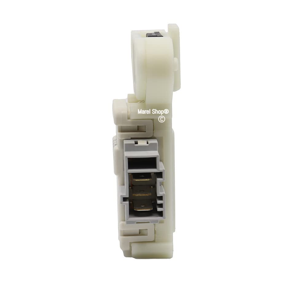 Elettroserratura 3 Contatti Per Lavatrice - Ricambio Compatibile Hotpoint Ariston Whirlpool Indesit (es. IG9200IT, AR6F105, HWM8F4) - 2