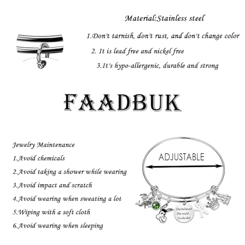 FAADBUK Cartoon Movie Inspired Bracelet Monster Musical Theatre Gift Donkey Dragon Charm2