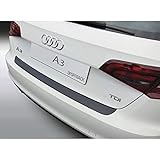 parachoque audi a3 8l Color: Negro RGM RBP684 Protector del Parachoques Trasero ABS Compatible con Audi A3 (8v) S3/RS/S-Line Sportback 2012-2016 Negro