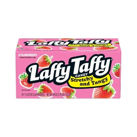 Wonka Laffy Taffy Sparkle Cherry, 24/1.5oz bars Cover