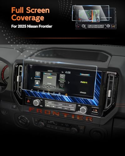 Protection écran tactile 12,3" Nissan Frontier 2025 préserver la console centrale