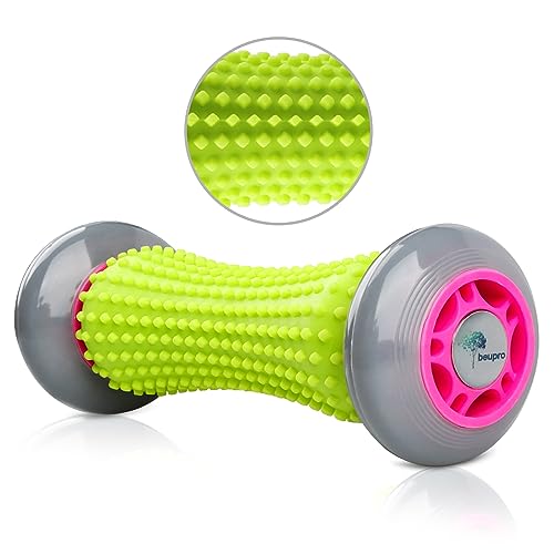 Beupro Foot Massage Roller, Muscle Roller Stick for Plantar Fasciitis Recovery and Tight Muscles Relax