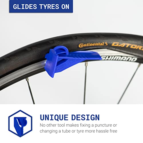 Rehook Tyre Glider - A Strong Portable Bicycle Tyre replacement and Bike Tire Remover Tool - No more Tyre Levers or Tyre Changing Spoons to Repair Your Bike Tube