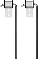 Aupar 2 Pack Universal Exhaust Muffler Hanger Rods with Rubber Isolators - Heat Resistant, Vibration Dampening for Most Vehicles