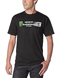 Le t-shirt de la collection Supercross 2012 Monster Teamworks est un t-shirt standard avec logo imprimé dans la zone de frappe