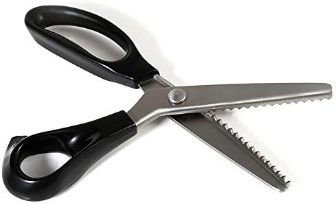 Pinking Shears Scissors Sewing Craft Upholstery Tailor Zig-Zag Tool Good Quality