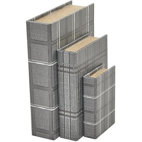 Deco 79 Faux Leather Decorative Box Set Cover