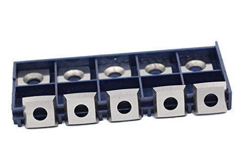 Yufutol 4 Inches Face Radius Carbide Cutter Insert For Wood Working(15Mm Length X15Mm Width X2.5Mm Thickness) Fits Byrd Journal(Helical) Heads,Pack Of 10, Wood Working Replacement Inserts #TOP5