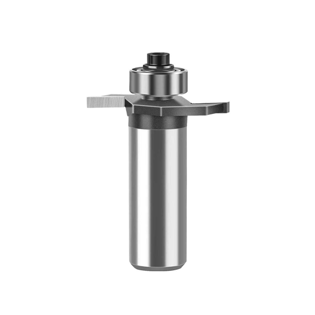 KAPQIN 1PC 12mm Shank T Slot Router Bit Bit with Bearing Wood Slotting Milling Cutter T Type Rabbeting Woodwork Tools for Wood(12mm X 9.52mm)