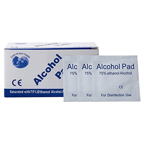 Tampons D'Alcool Jetables, 200 Pièces Tablette De Coton Jetable Comprimés Désinfection Tapis Sain Médical Propres Plaies Cover
