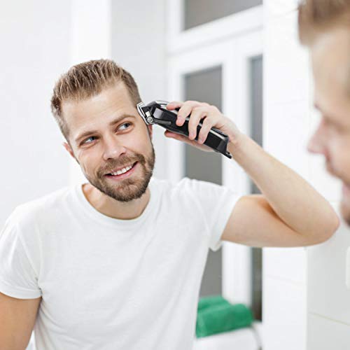 Cordless Hair Clippers For Men - Professional Hair Clipper Cutting Kit Beard Trimmer With Speed Adjustable Haircut Grooming Kit, Rechargeable Hair Cut Machine With Guide Combs For Home Barber Salon #TOP7